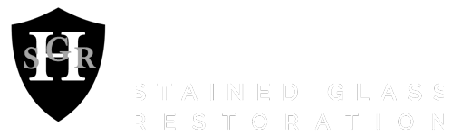 Hellier Stained Glass Restoration logo white