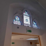 Victoria Methodist church Bristol.
Windows repaired and restored Glass Restoration